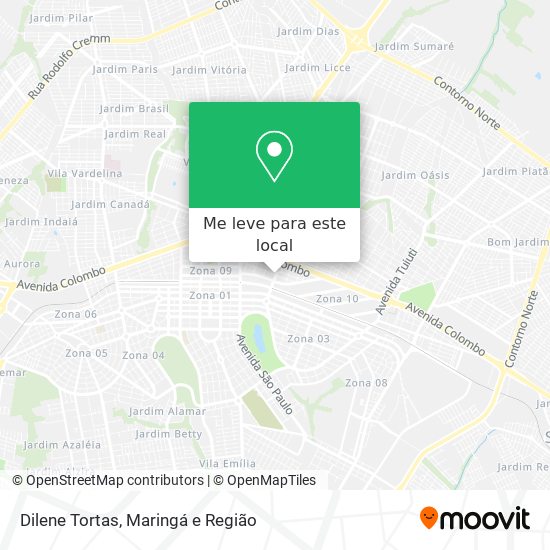 Dilene Tortas mapa