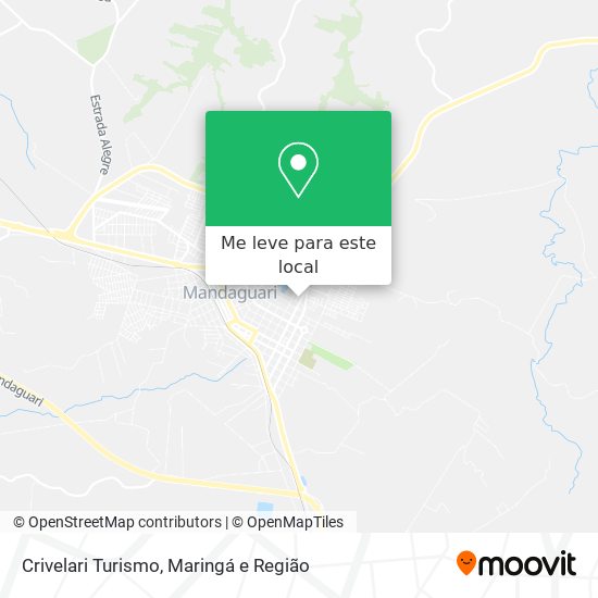 Crivelari Turismo mapa