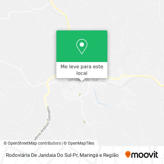 Rodoviária De Jandaia Do Sul-Pr mapa