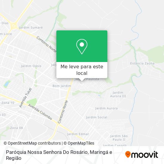 Paróquia Nossa Senhora Do Rosário mapa