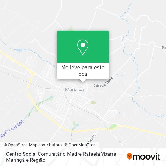 Centro Social Comunitário Madre Rafaela Ybarra mapa