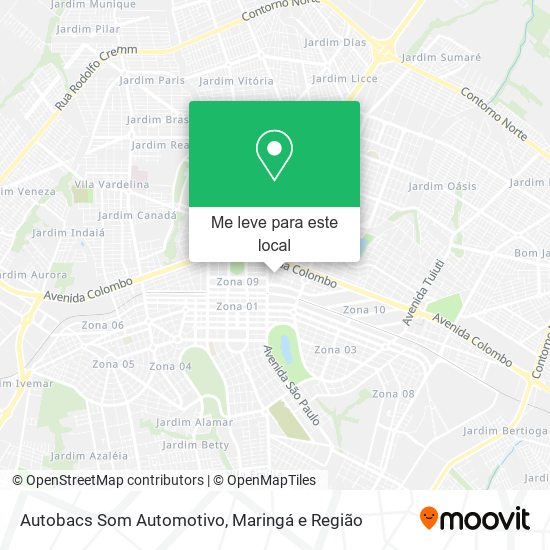 Autobacs Som Automotivo mapa