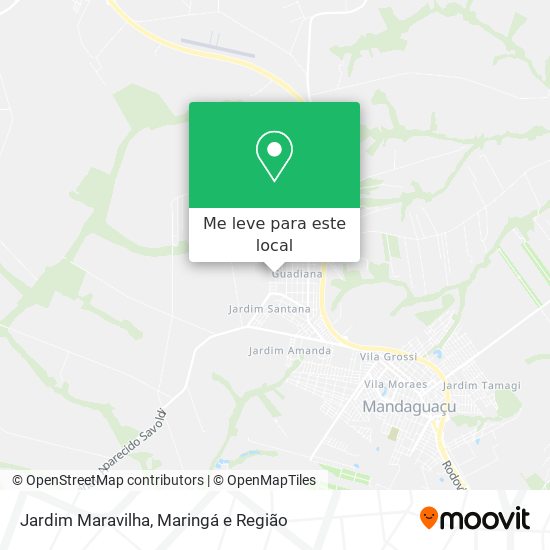 Jardim Maravilha mapa
