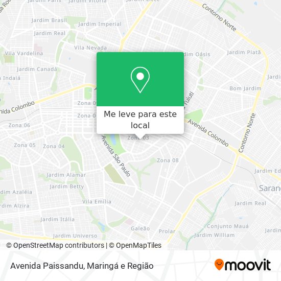 Avenida Paissandu mapa