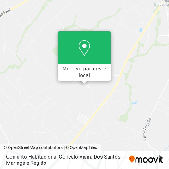 Conjunto Habitacional Gonçalo Vieira Dos Santos mapa