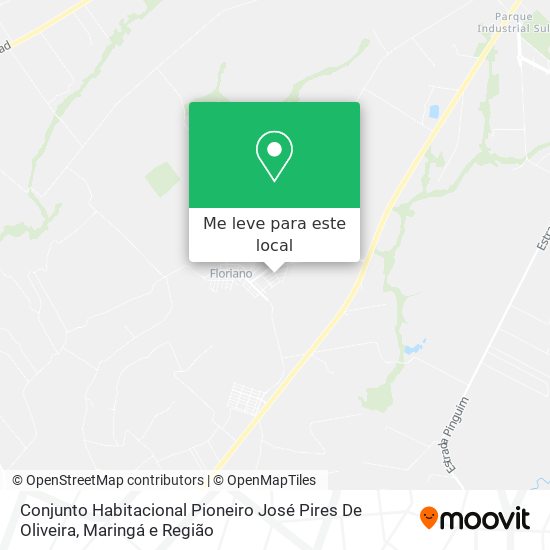 Conjunto Habitacional Pioneiro José Pires De Oliveira mapa