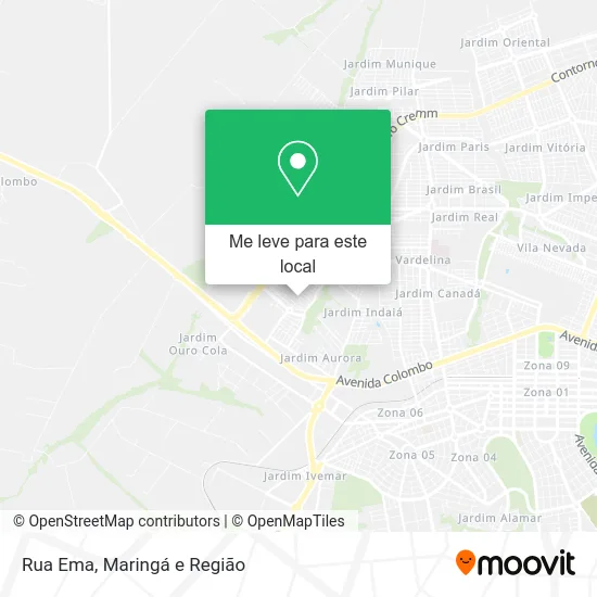 Rua Ema mapa
