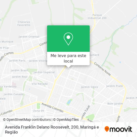 Avenida Franklin Delano Roosevelt, 200 mapa