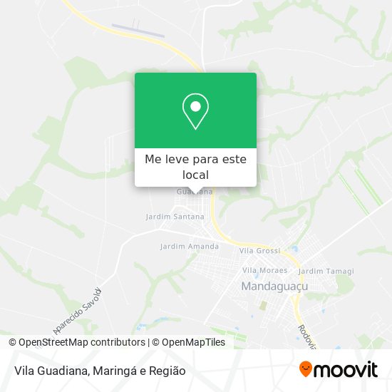Vila Guadiana mapa