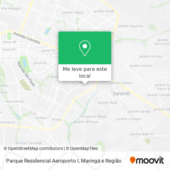 Parque Residencial Aeroporto I mapa