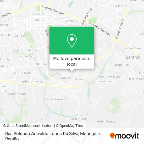 Rua Soldado Adivaldo Lopes Da Silva mapa