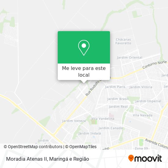 Moradia Atenas II mapa
