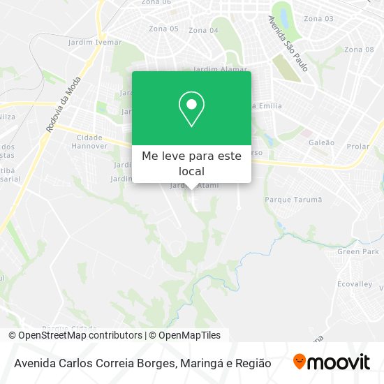 Avenida Carlos Correia Borges mapa