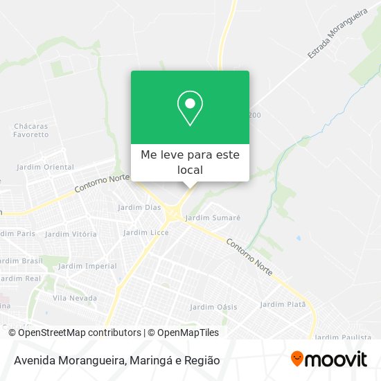 Avenida Morangueira mapa