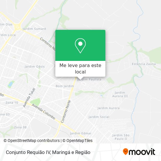 Conjunto Requião IV mapa