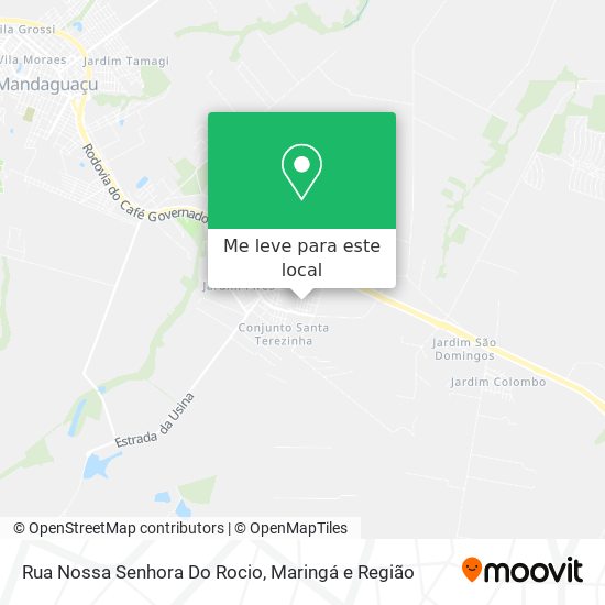 Rua Nossa Senhora Do Rocio mapa