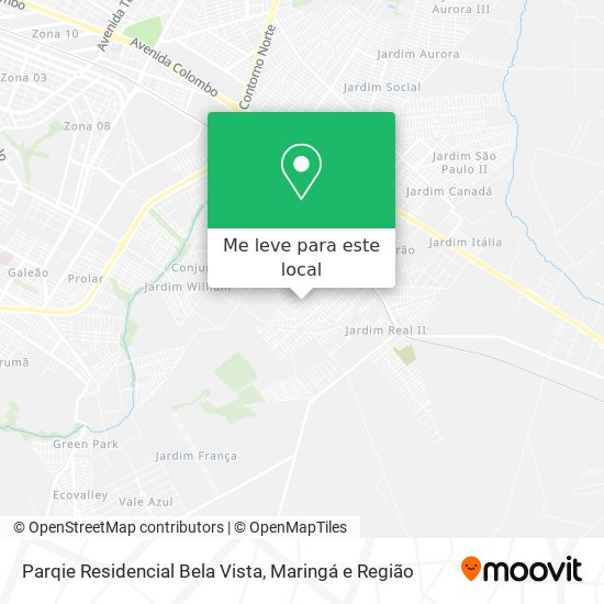 Parqie Residencial Bela Vista mapa