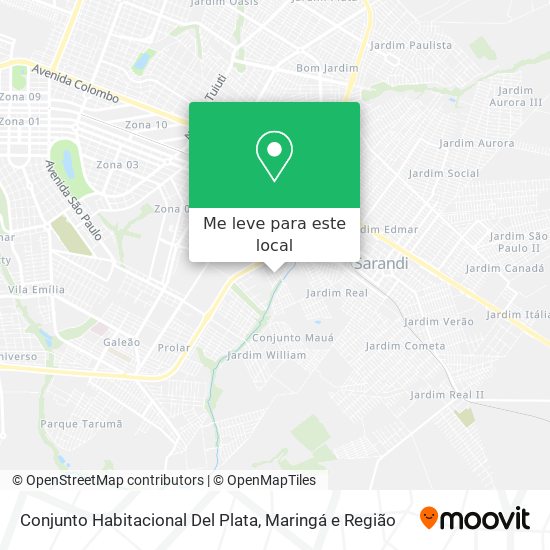 Conjunto Habitacional Del Plata mapa