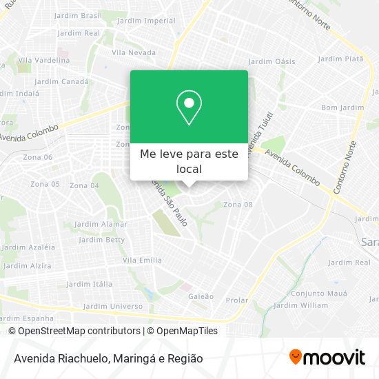 Avenida Riachuelo mapa