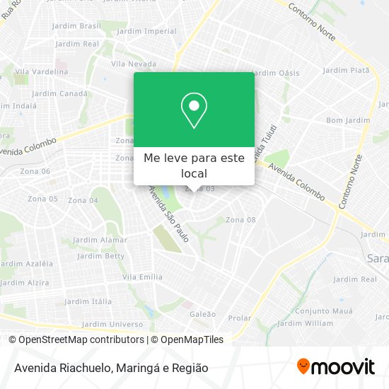 Avenida Riachuelo mapa