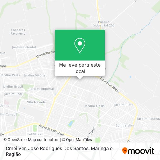 Cmei Ver. José Rodrigues Dos Santos mapa