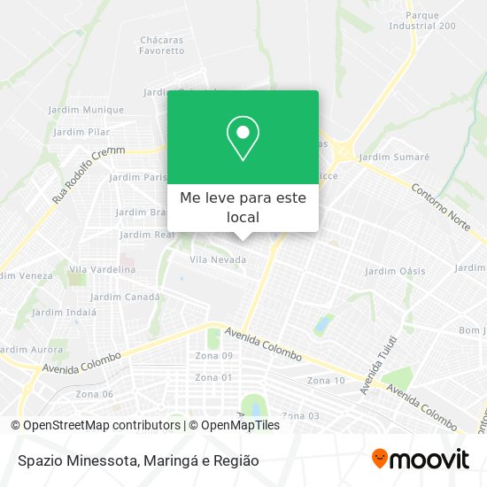 Spazio Minessota mapa