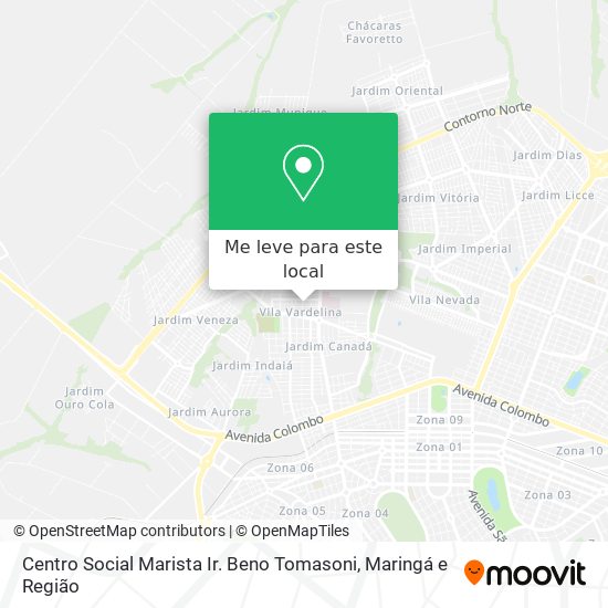 Centro Social Marista Ir. Beno Tomasoni mapa