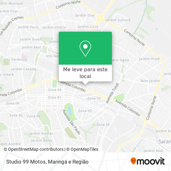 Studio 99 Motos mapa