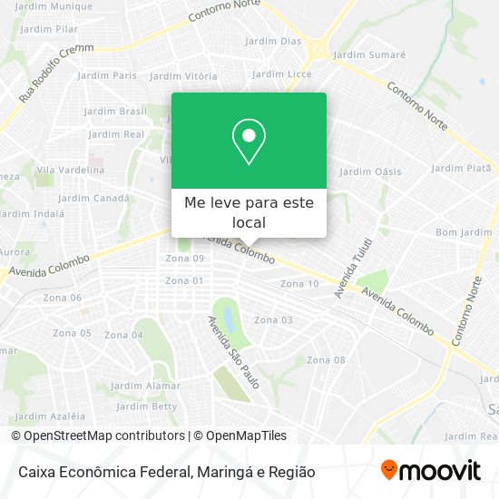 Caixa Econômica Federal mapa