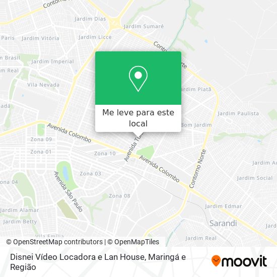 Disnei Vídeo Locadora e Lan House mapa