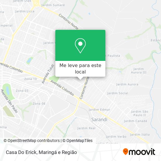 Casa Do Erick mapa