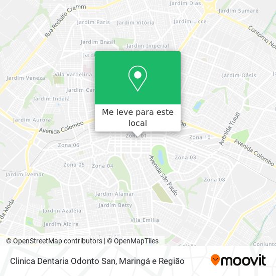 Clinica Dentaria Odonto San mapa