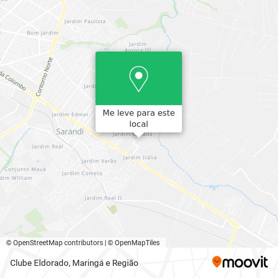 Clube Eldorado mapa