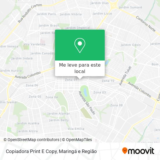 Copiadora Print E Copy mapa