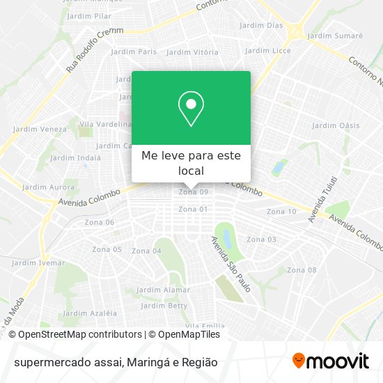 supermercado assai mapa