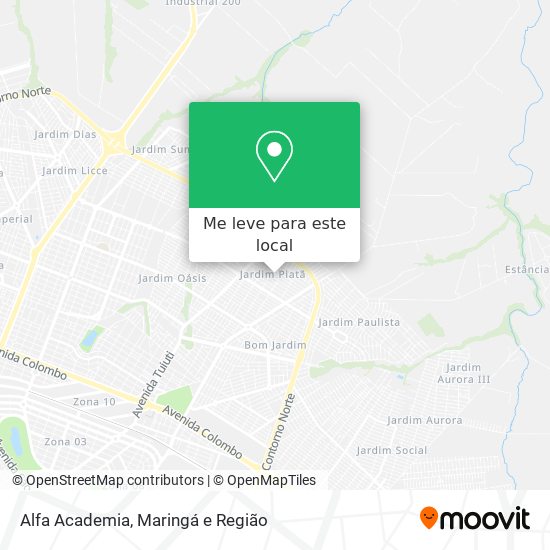 Alfa Academia mapa