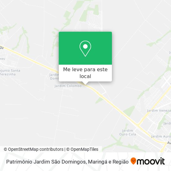 Patrimônio Jardim São Domingos mapa