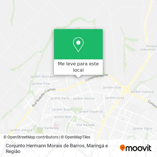 Conjunto Hermann Morais de Barros mapa