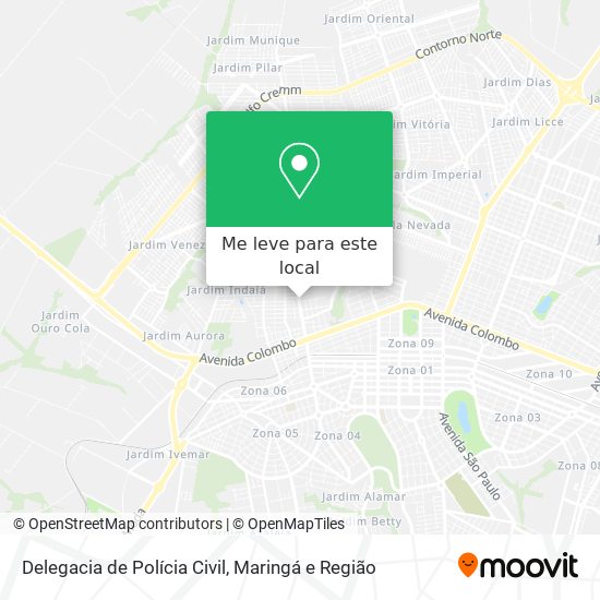 Delegacia de Polícia Civil mapa