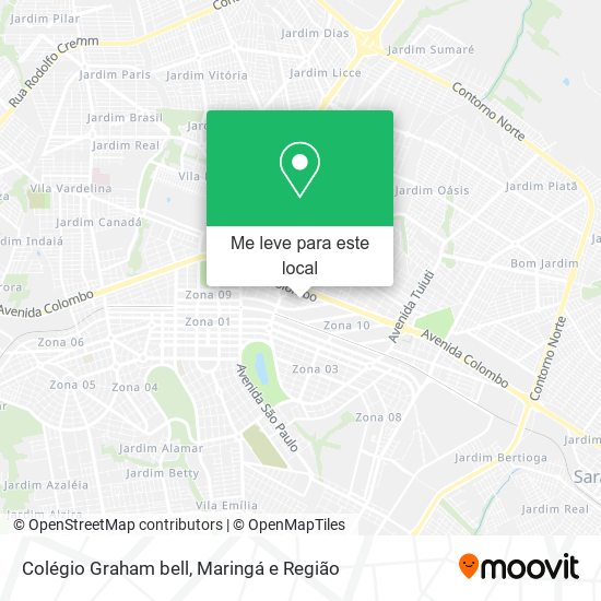 Colégio Graham bell mapa