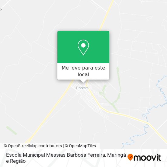 Escola Municipal Messias Barbosa Ferreira mapa