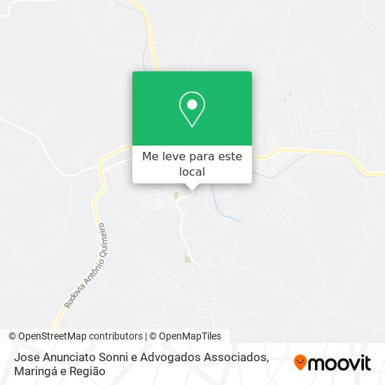 Jose Anunciato Sonni e Advogados Associados mapa