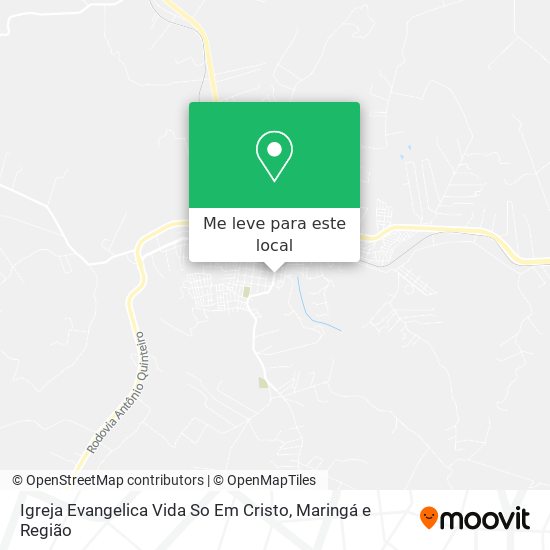Igreja Evangelica Vida So Em Cristo mapa