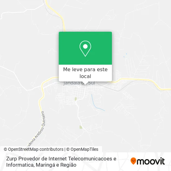 Zurp Provedor de Internet Telecomunicacoes e Informatica mapa