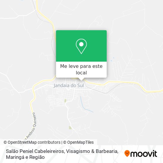 Salão Peniel Cabeleireiros, Visagismo & Barbearia mapa