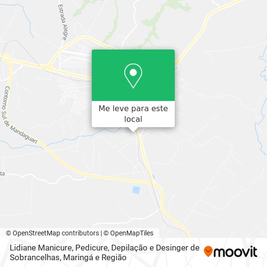 Lidiane Manicure, Pedicure, Depilação e Desinger de Sobrancelhas mapa