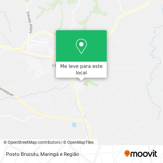 Posto Brucutu mapa