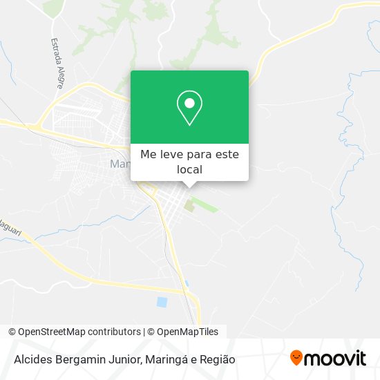 Alcides Bergamin Junior mapa
