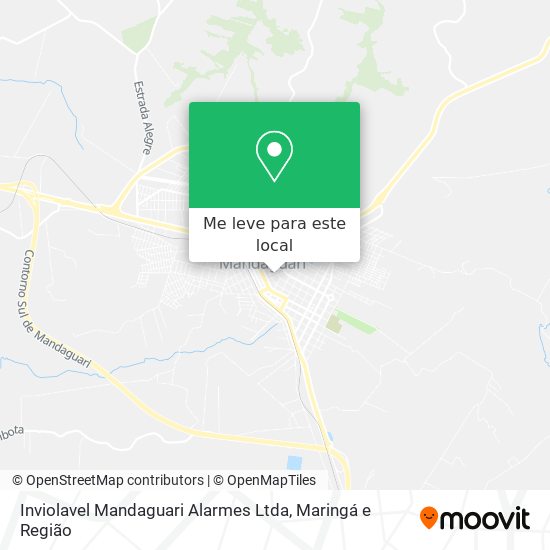 Inviolavel Mandaguari Alarmes Ltda mapa