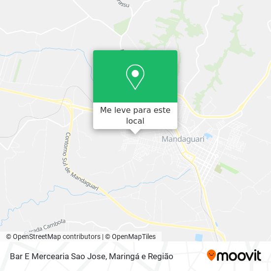 Bar E Mercearia Sao Jose mapa